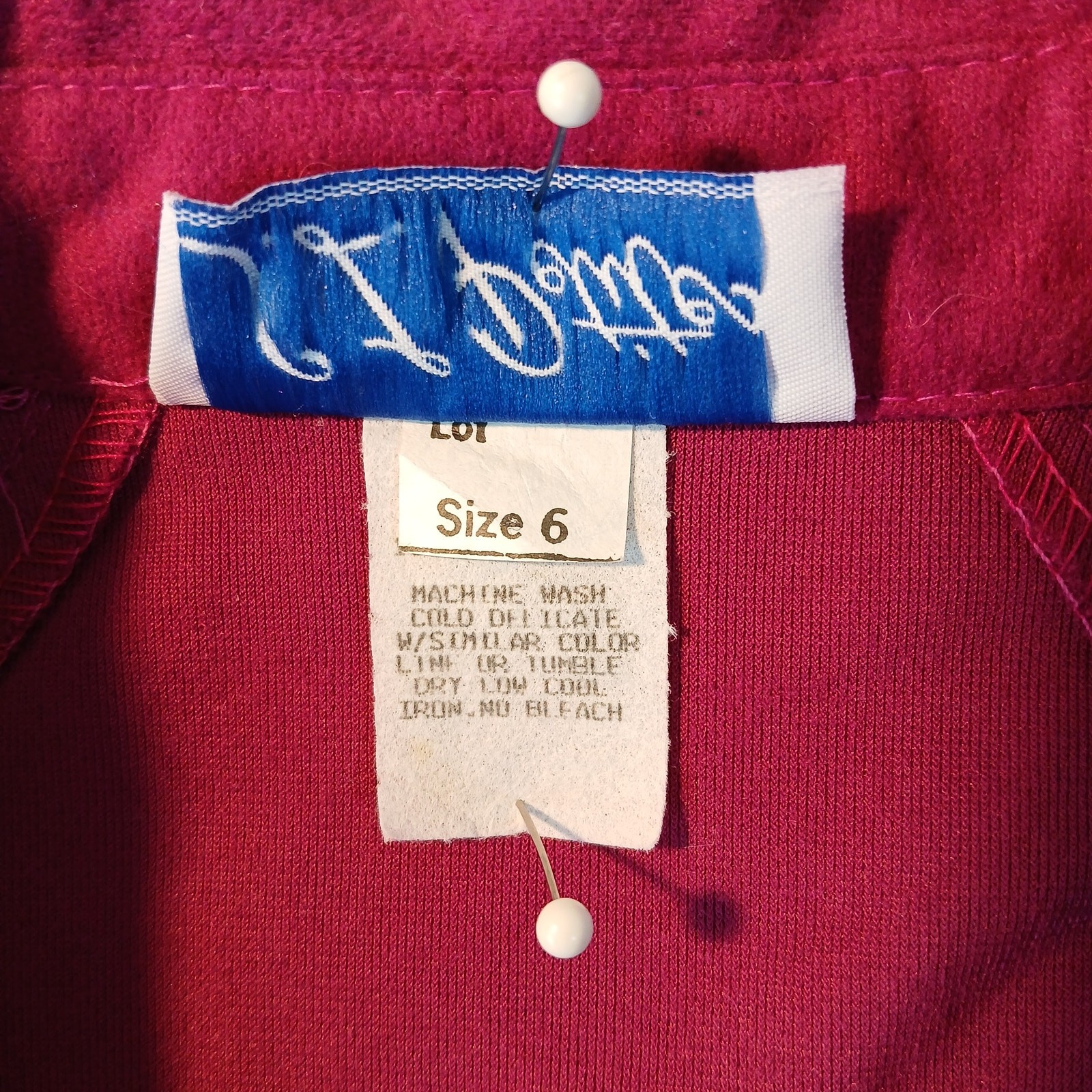 Vintage 80s S.L. Petites Magenta Suede Shirt Dress 6 needs repair pockets belted