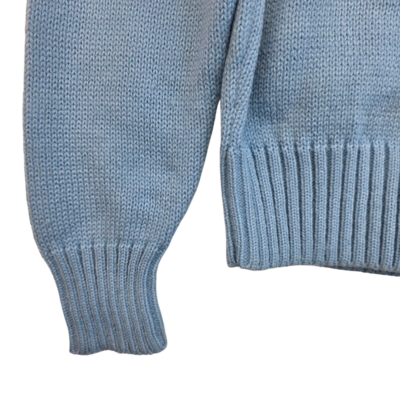 Vintage Society Pullover Sweater Sz S Blue Deadstock Preppy Layers Office Golf