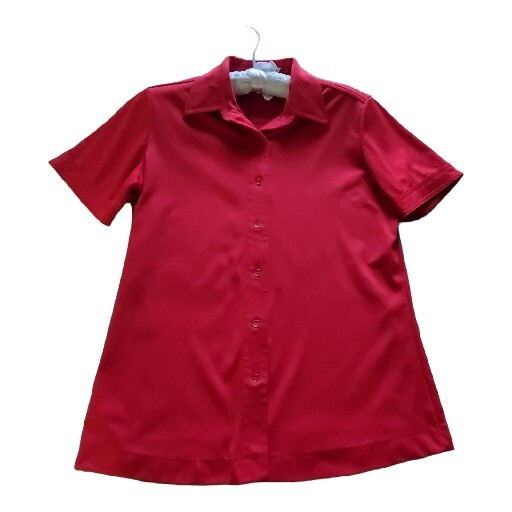 70s SEARS Sportswear The Shirt Perma Prest Women’s No Size Tag Small SEE MEASURE