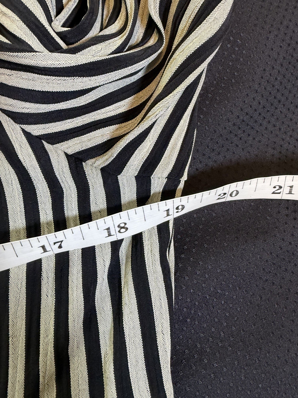 Vtg 90s Dawn Joy Maxi Pencil Dress~11/12~ Black Stripes Button Down Grunge