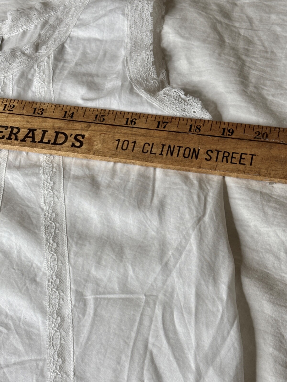 VTG JUDITH RITTER BARBIZON GRANNYCORE WHITE COTTON&LACE ROMANTIC NIGHTGOWN PJ*S