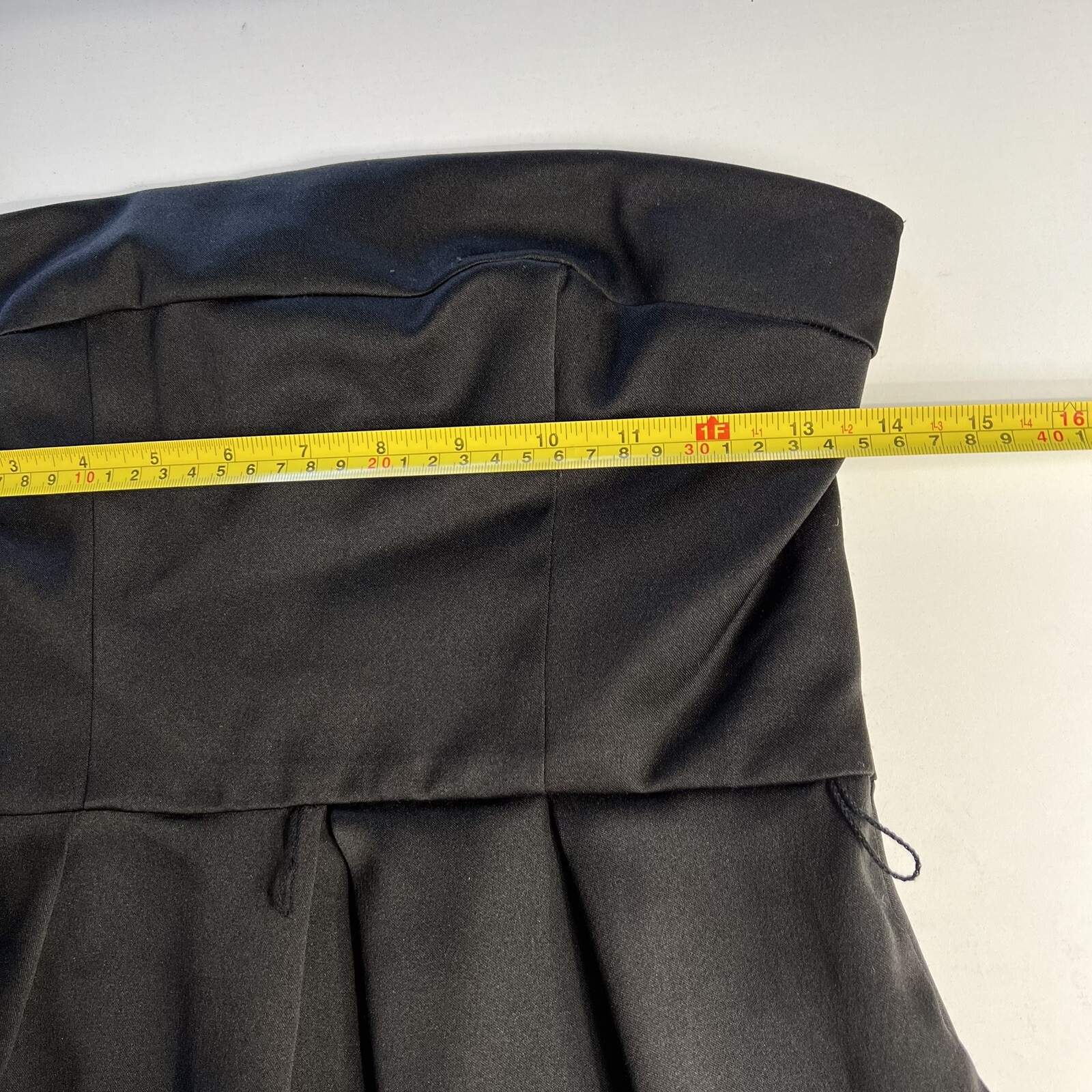 Vintage 90s Y2k Tube Top Black Mini Dress Whimsigoth Indie Goth Fairy twee indie