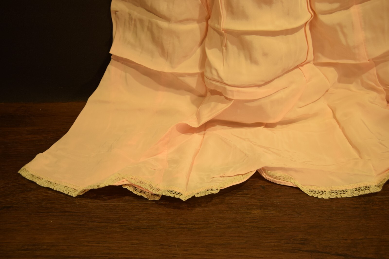 Vintage Spotlight 40s-50s Pink Slip Rayon Satin Full Slip Gown Slip 36