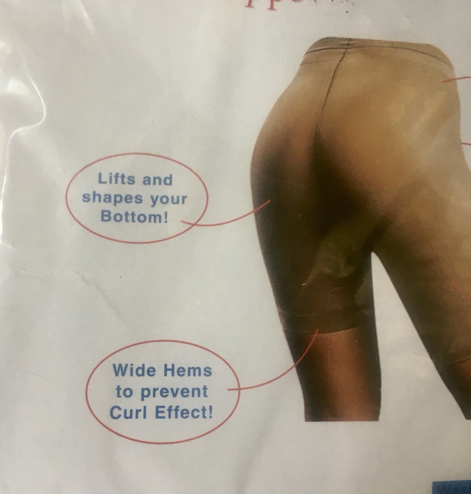 Vintage Pantyhose Slimming Pants Large Natural Pound Ridge Products Tummy Lift