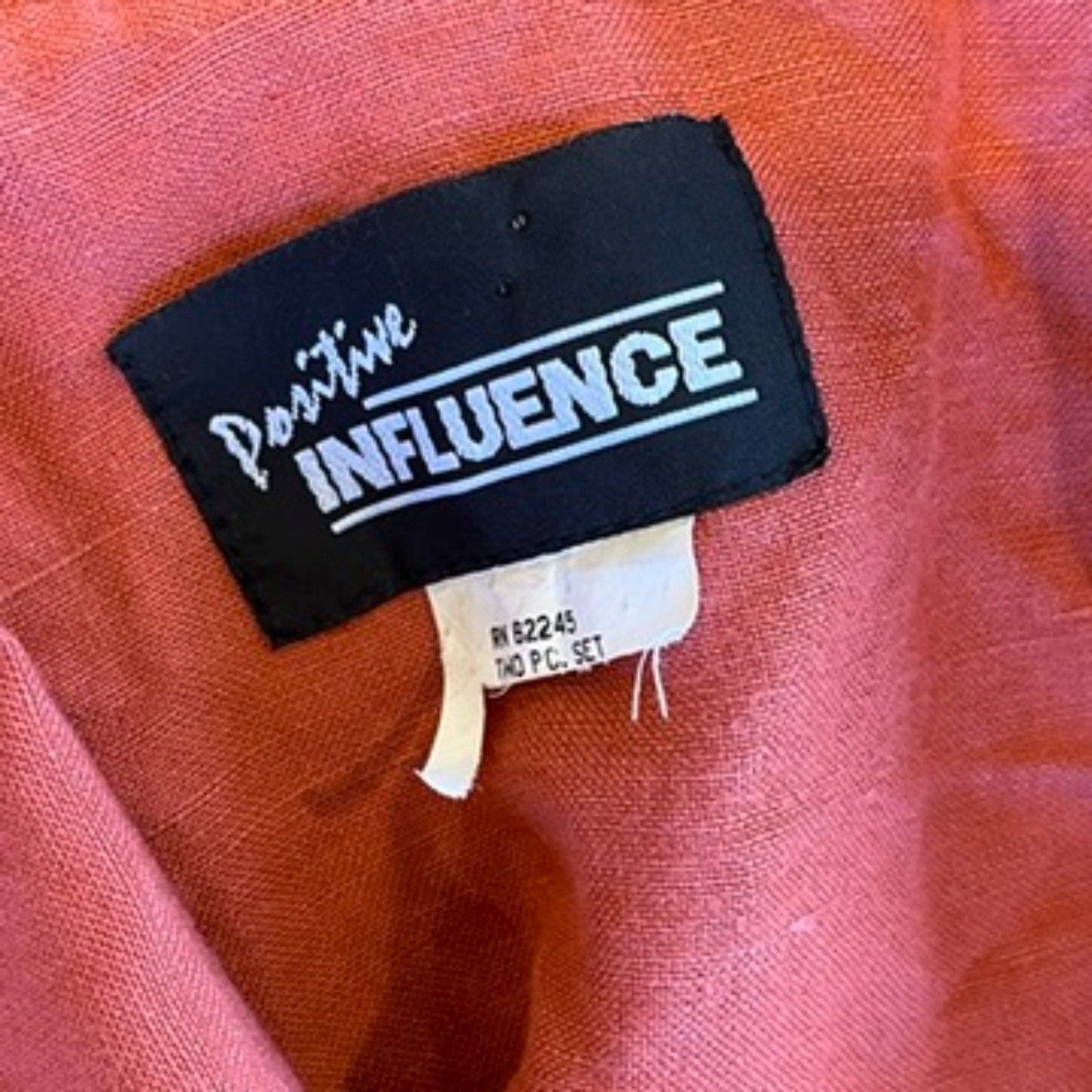 Positive Influence Vintage 80’s Long Jacket Blazer Rose Pink-Red Duster