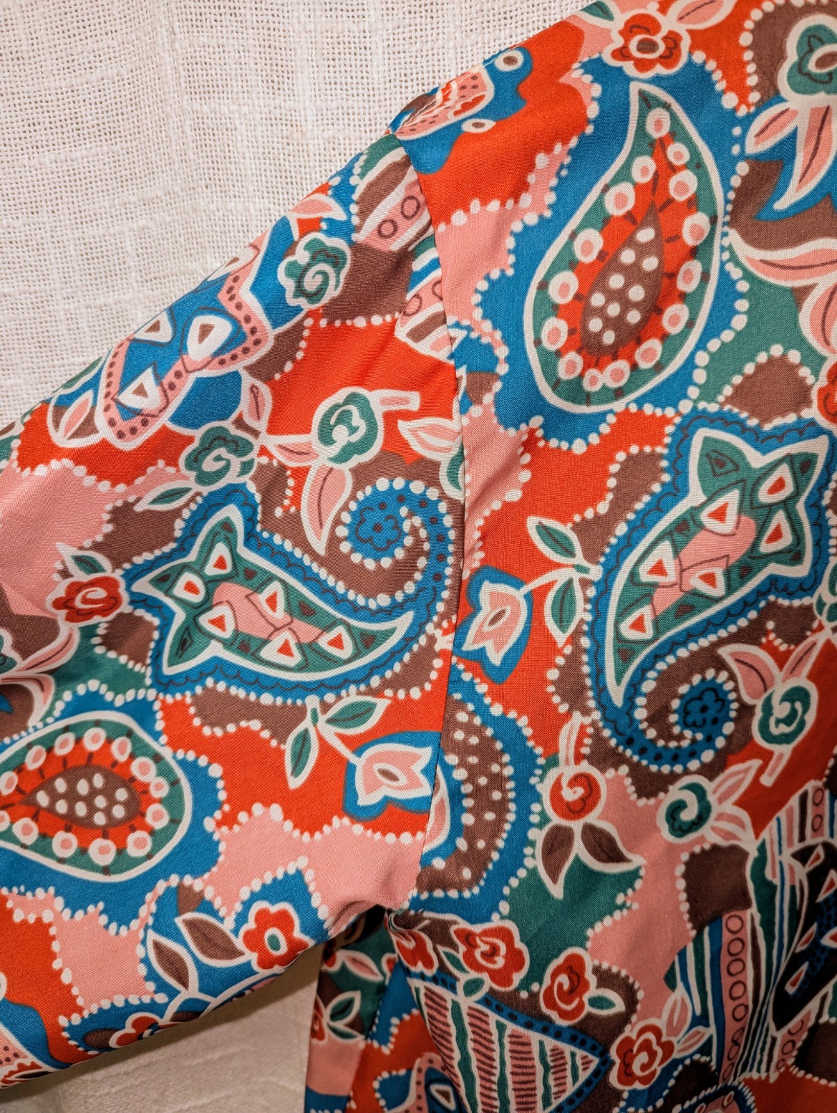 Vibrant Vintage 70s/80s Blouse – D.K. GOLD by Donkenny – Made in USA – M/L
