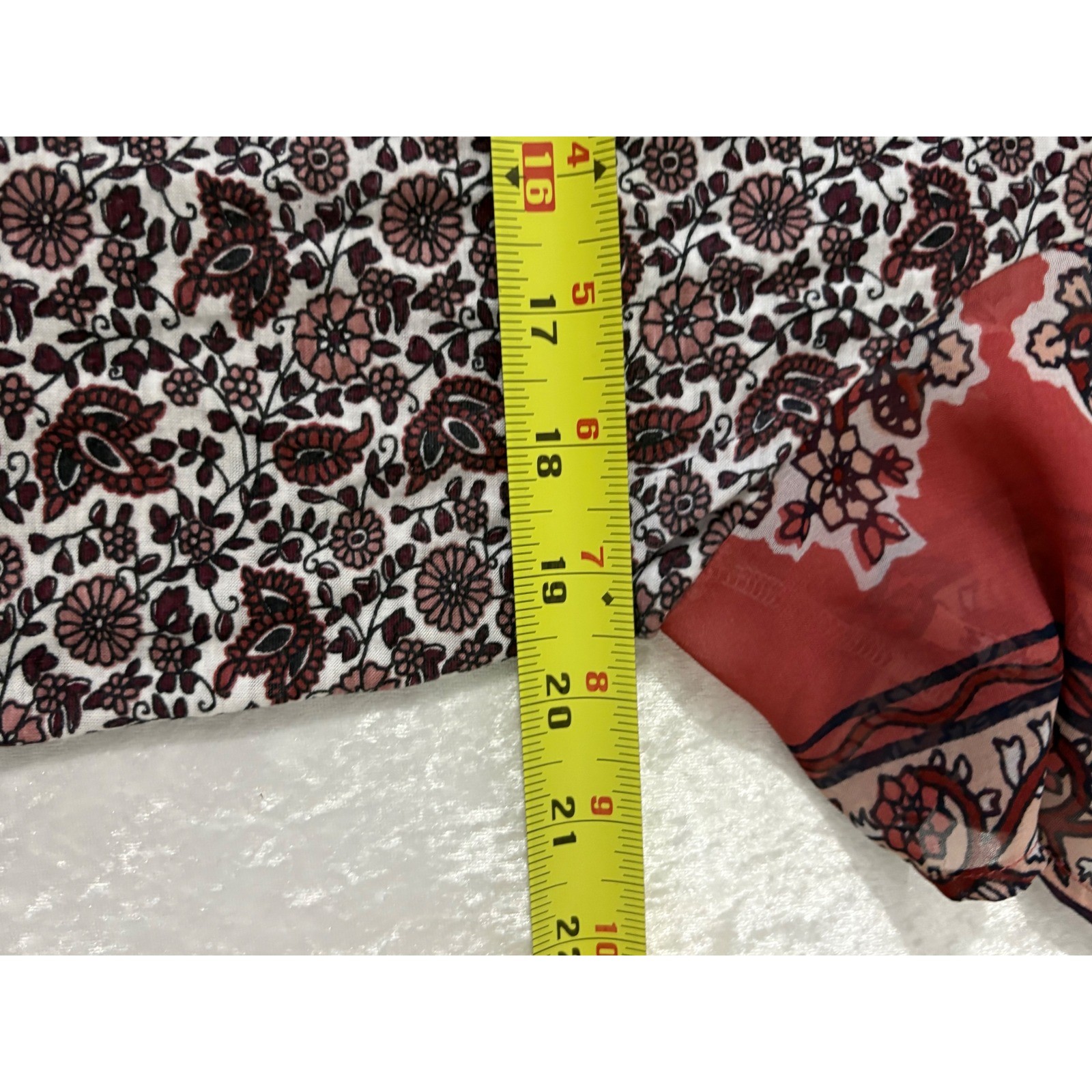 Lucky Brand Y2K Boho Fairycore Floral Puff Sleeve Top Cottagecore Indie Sleaze