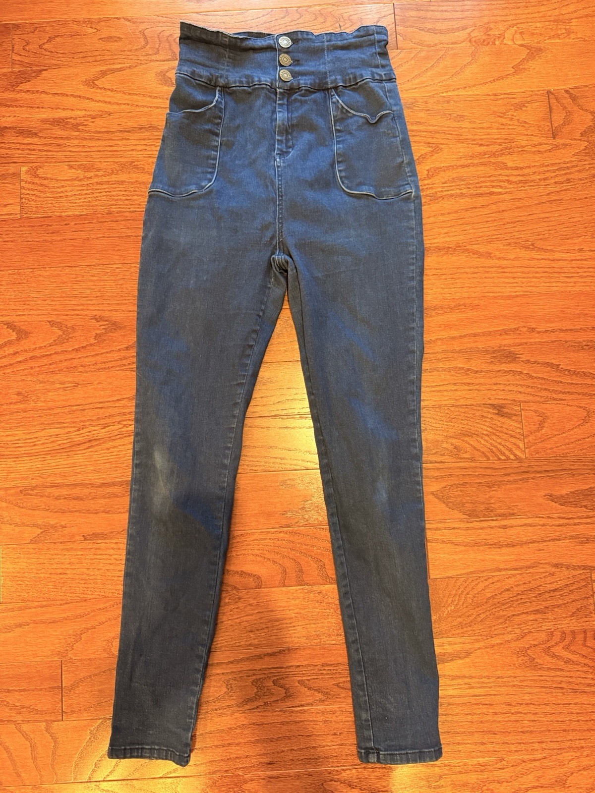 Women’s Early 2010’s Collectif Size L High Waist Skinny Indigo Jeans