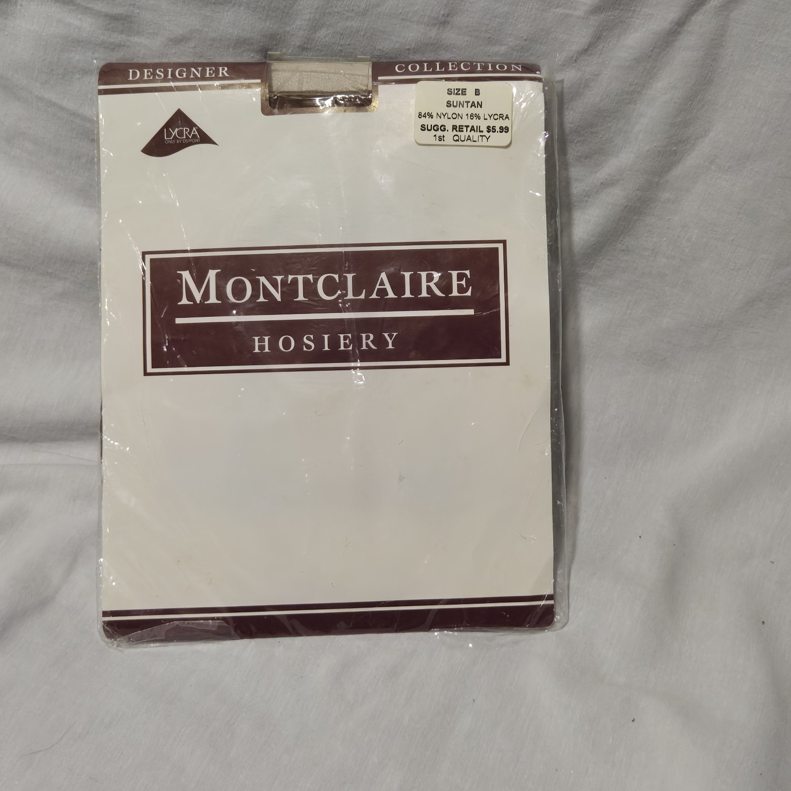 Vtg Pantyhose Lot 9 Pairs NOS Deadstock Size B Medium Tall 90s Y2K