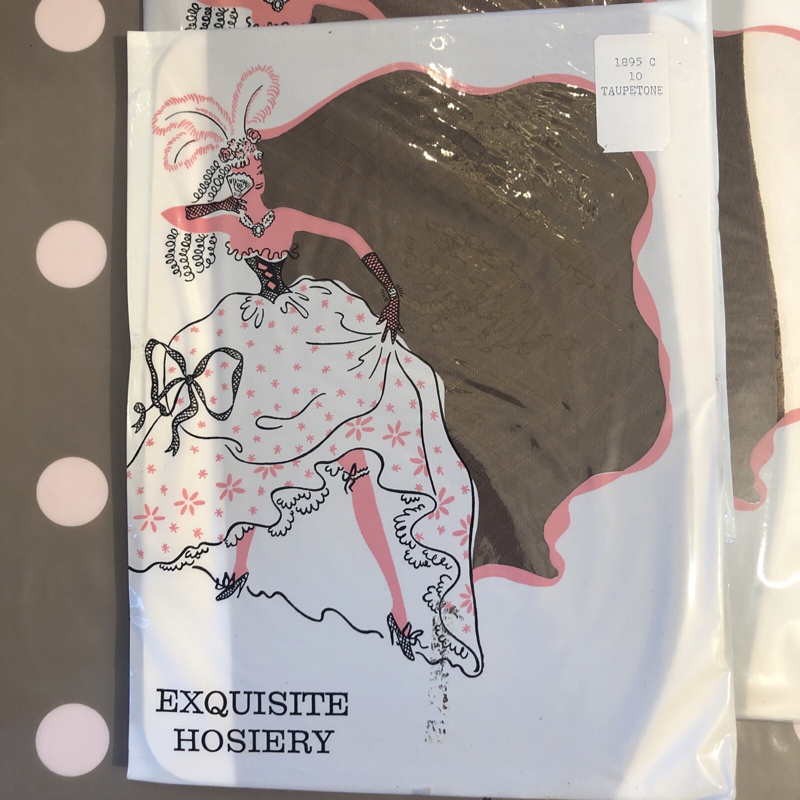 Vintage Stocking Hosiery 4 Seamless EXQUISITE Color Coffee &Taupe Size 9 1/2-I0