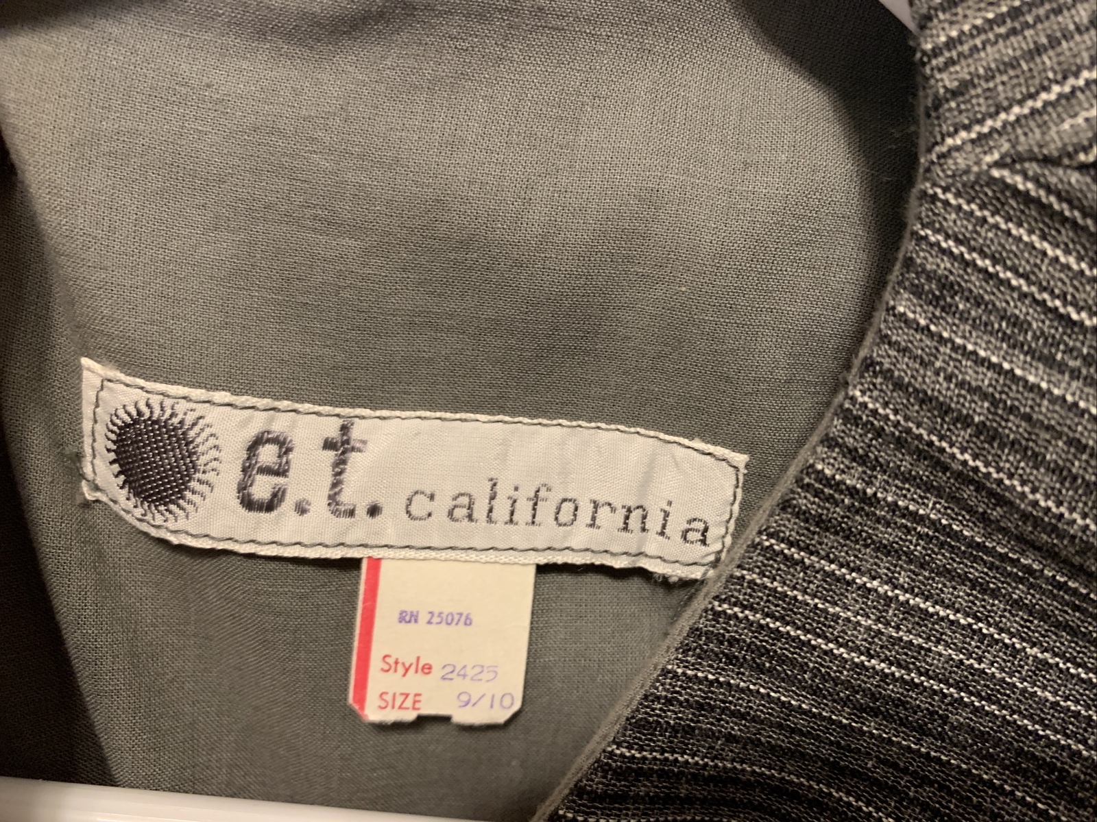VINTAGE MID CENTURY WIGGLE PENCIL GRAY DRESS SECRETARY GEEK 40’s CALIFORNIA