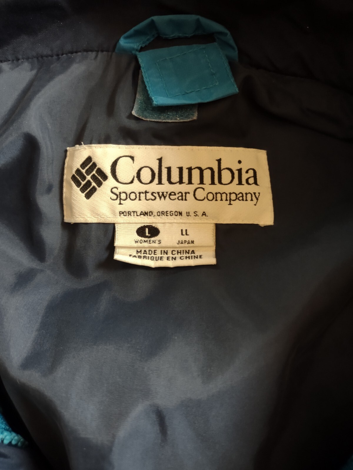 VTG Columbia Bugaboo 3-n-1 Ski Jacket & Pant Set w/ Gloves TealPurpleBlack Sz L