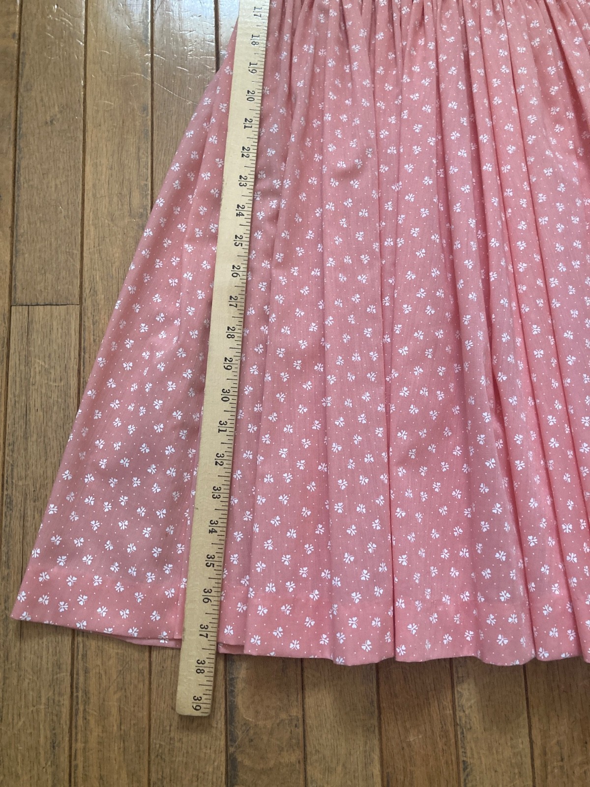 Vintage Ruffle Square Dance Dress Rockabilly Prairie Med