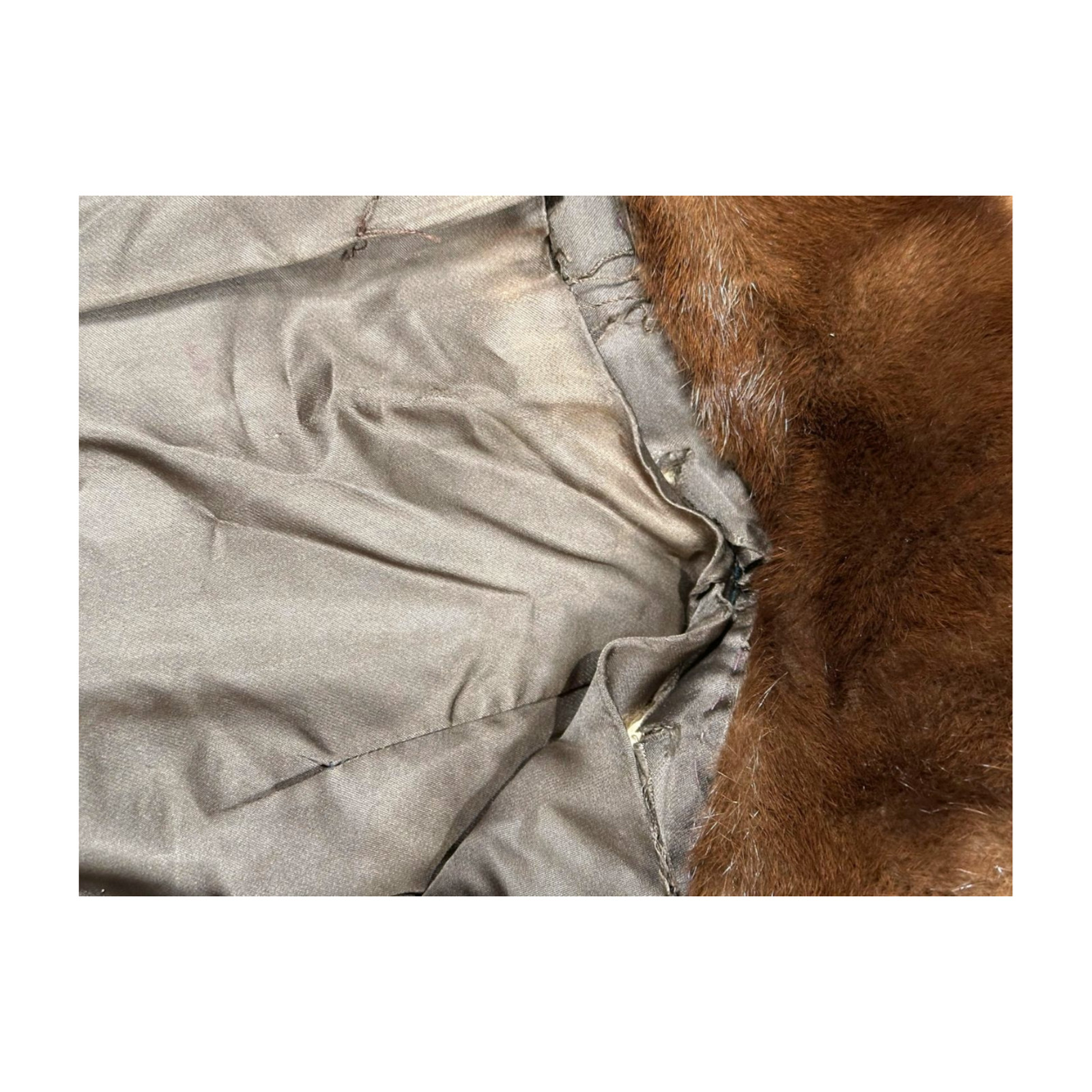 Vintage Luxe Brown Fur Coat – Short Length – Small/XS