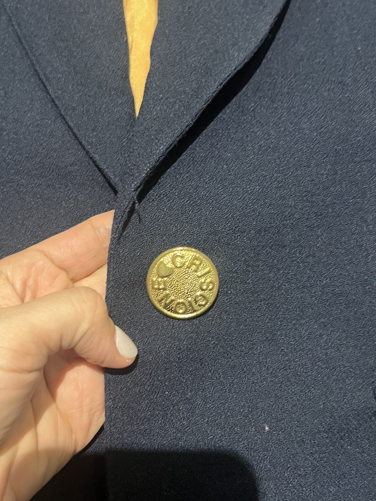 Vintage criscione Navy Blazer Size small