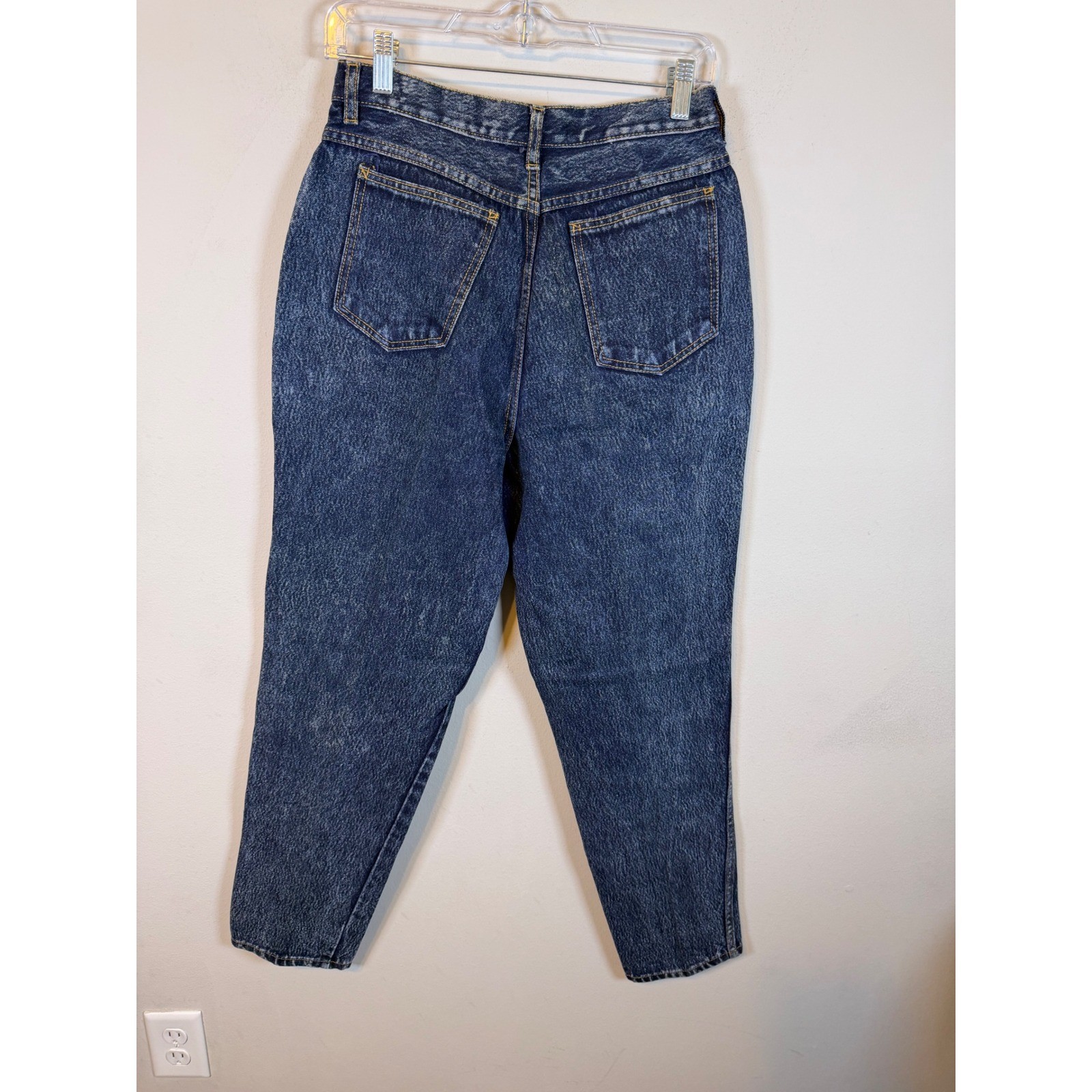 Rio Women Jeans Vintage High Rise Acid Wash Blue 11