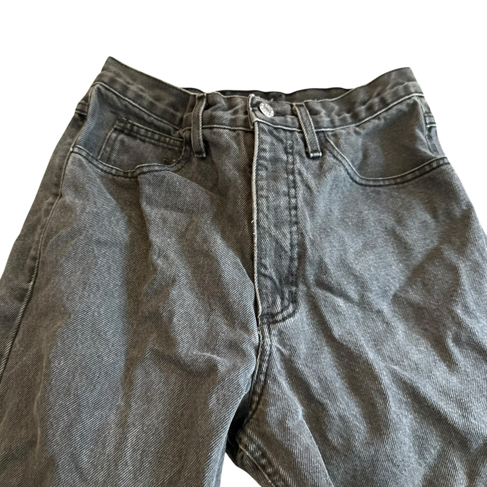 Vtg Woman’s 1990s GUESS JEANS, Size 30, Blk, Tapered Leg, Zip Ankle, Style 39015