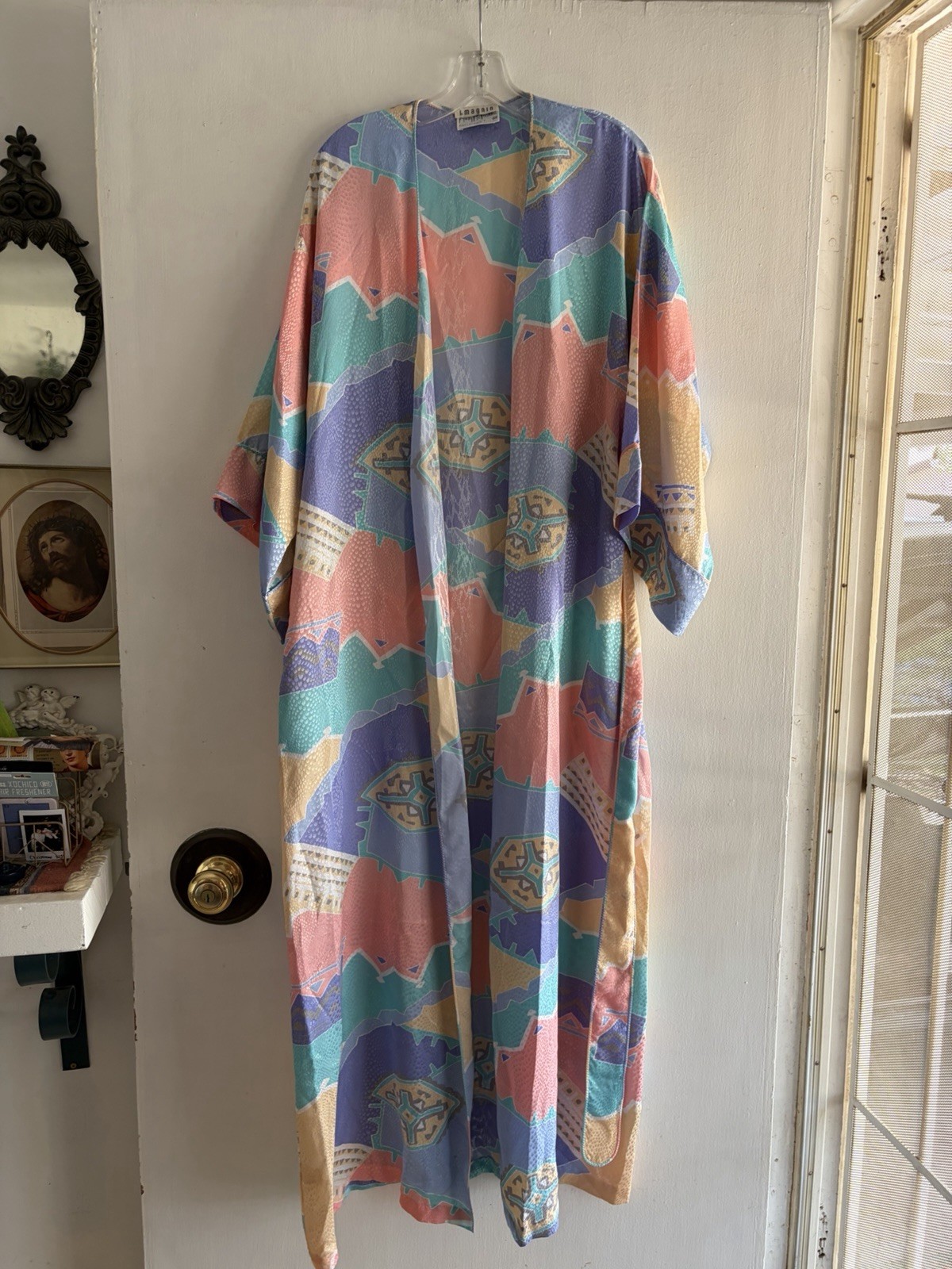 VTG I.Magnin RARE 80s Robe Women’s Size M Mary McFadden