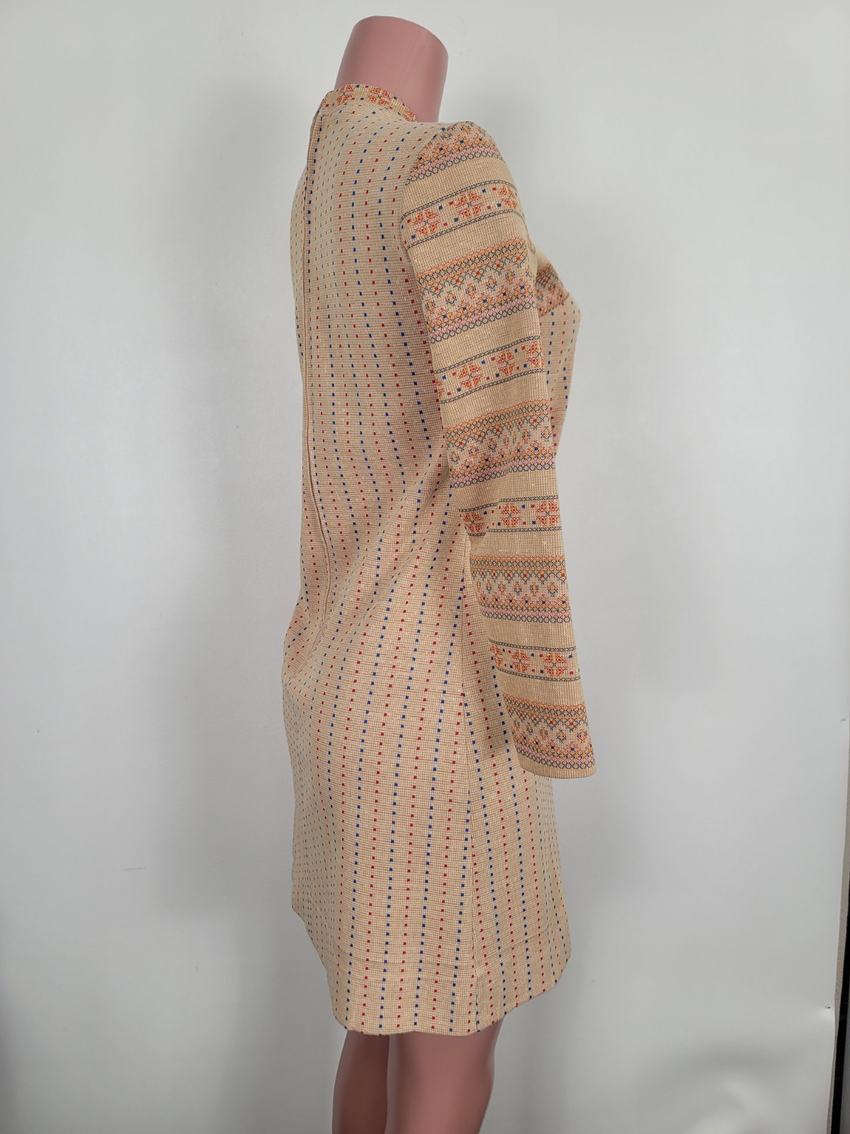 Women’s Vintage 60’s Era GAY GIBSON Short Dress Pop Culture Mod Gogo Size 8
