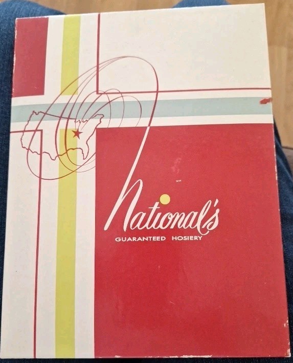 Nationals First Quality Seamed 8.5 S 100% Nylon Stockings 4 pair 80 Gauge Nude