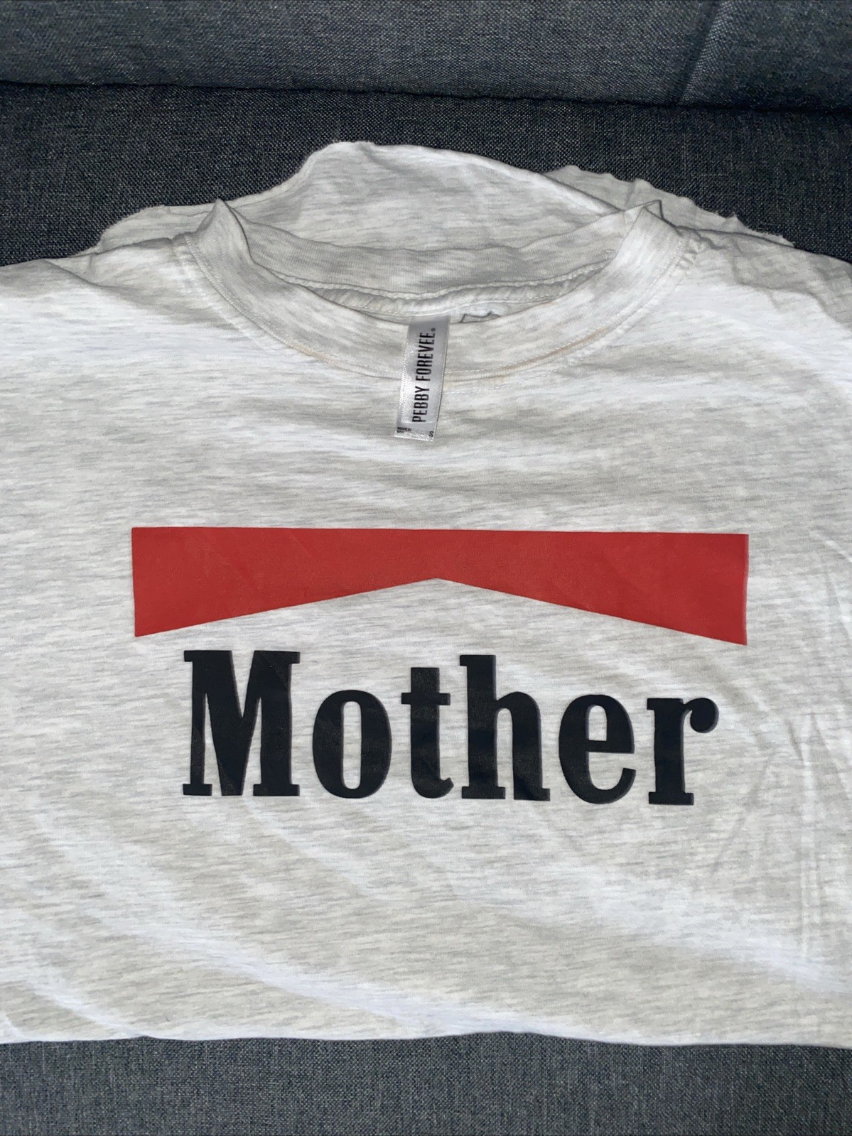 VINTAGE MOTHER GRAPHIC BABY TEE PEBBY FOREVEE SHIRT SIZE SMALL