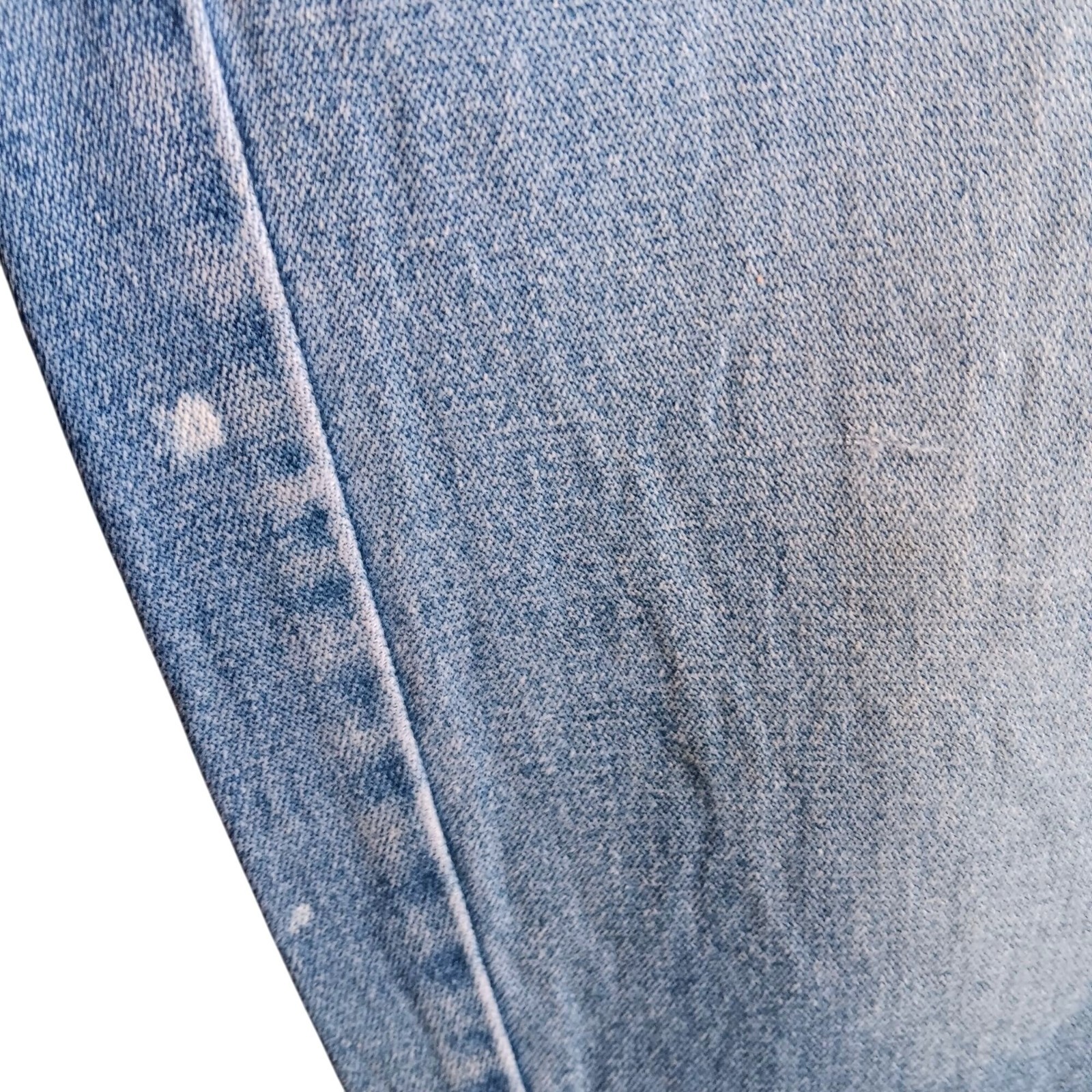 True Vintage 80s Cargo Jeans 11 29×32 Snap Cuffs Distress Pentimento Brittania