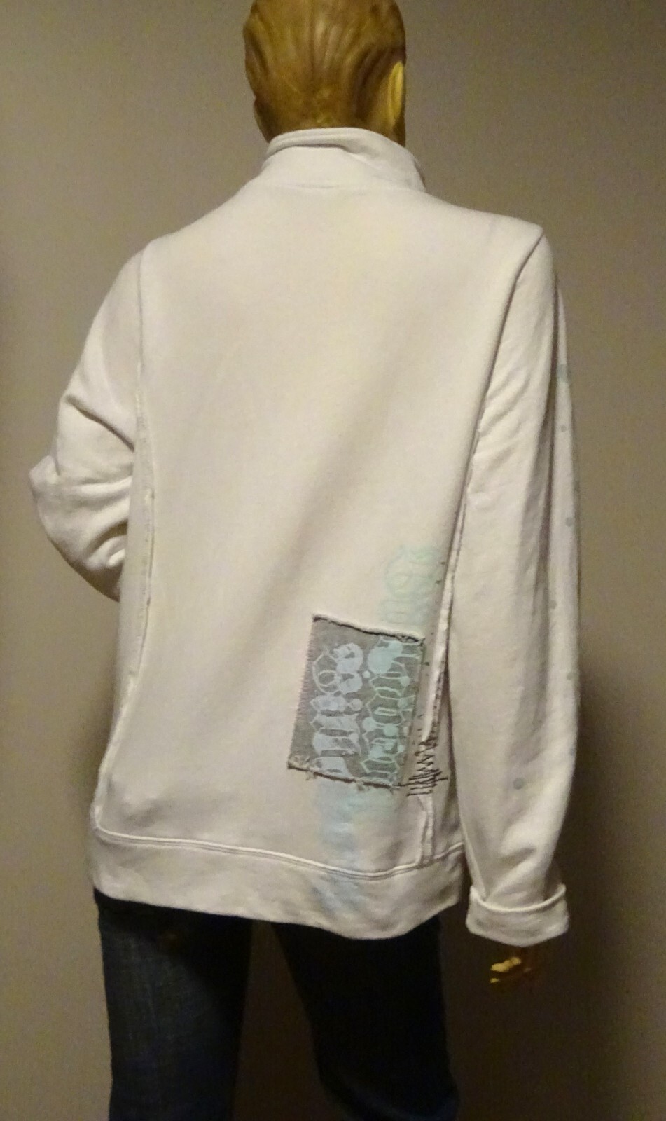 BNWOT Vintage Y2K Ladies BILLABONG Logo Print Zip Up Cotton Jacket – Size 12 –