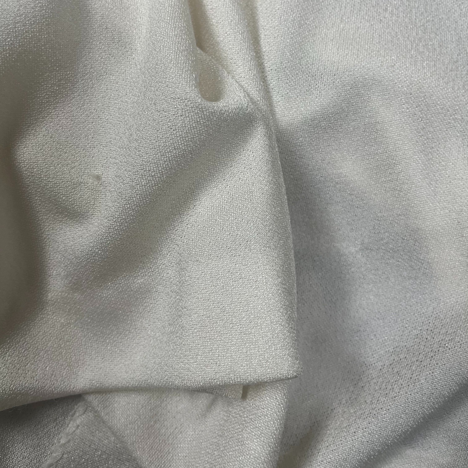 Vintage 70s Joy Stevens White Cream Strappy Halter Empire Waist Maxi Dress XS