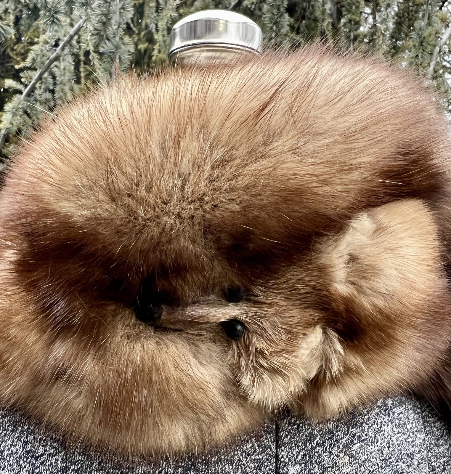 VINTAGE 1930’s LUXURIOUS BROWN SABLE FUR STOLE