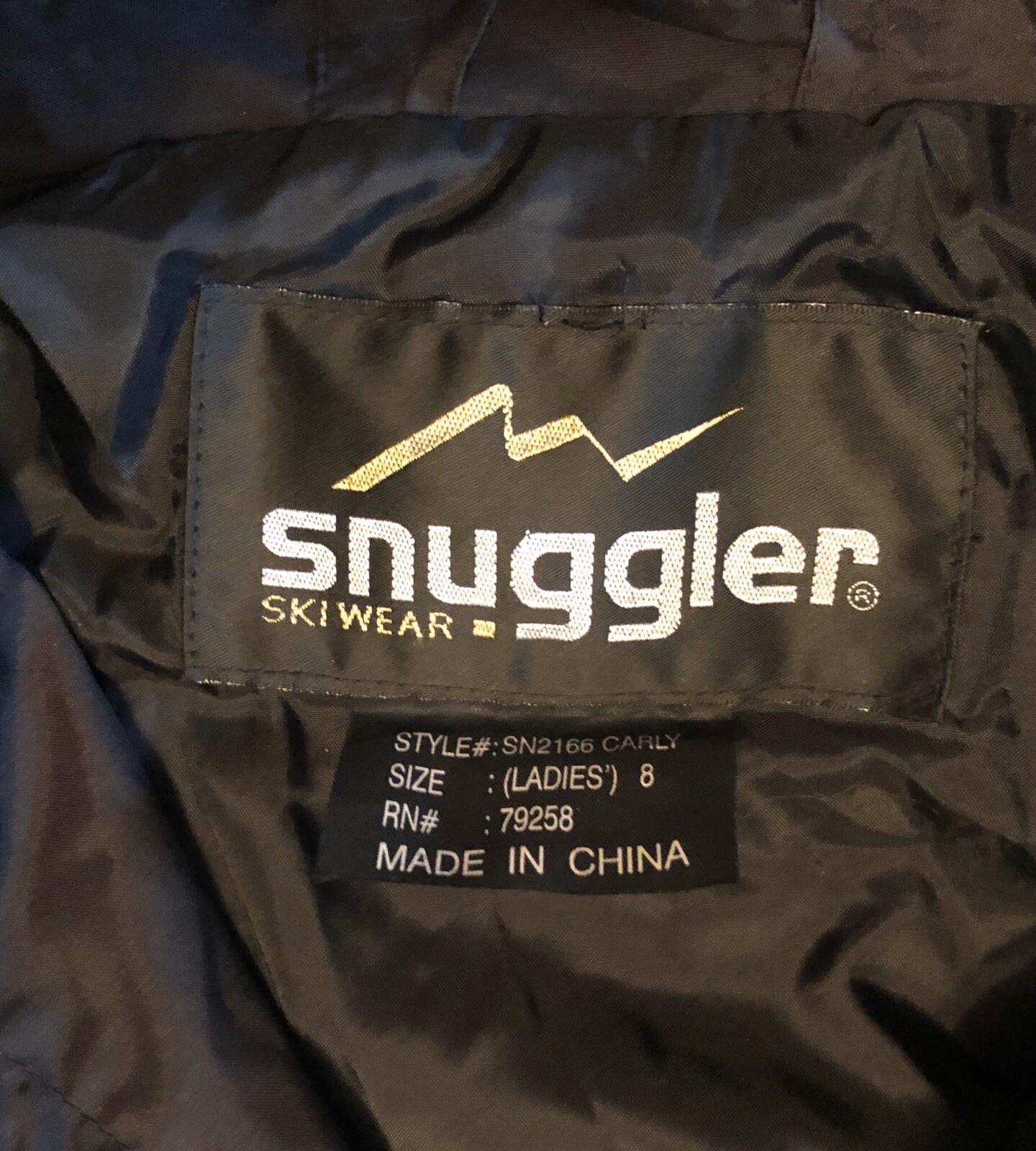Vintage Ladies Size 8 Medium? Kaelin Snuggler Carly 3/4 Zip Pull Over Ski Jacket