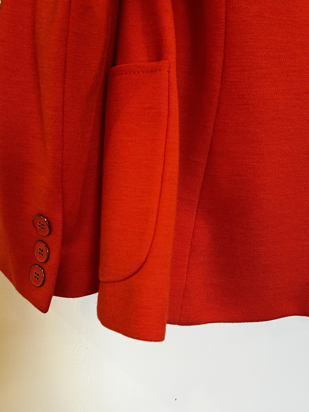 Blazer Jacket Louisa Spagnoli Size M Italy Wool Gorgeous Peach