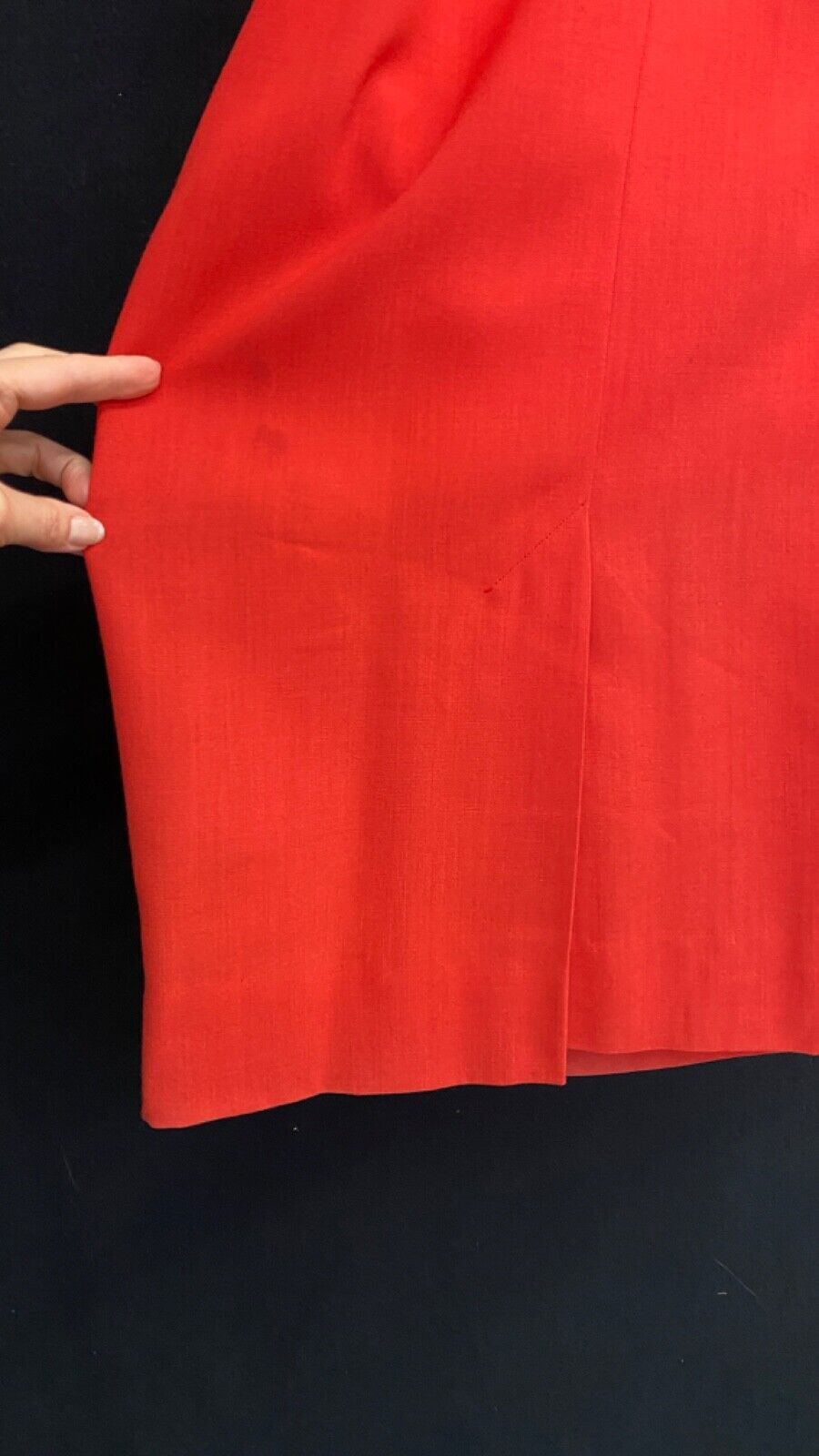 Vintage red 1950s dress set, short sleeve, sleeveless sundress bolero, pin-up XS