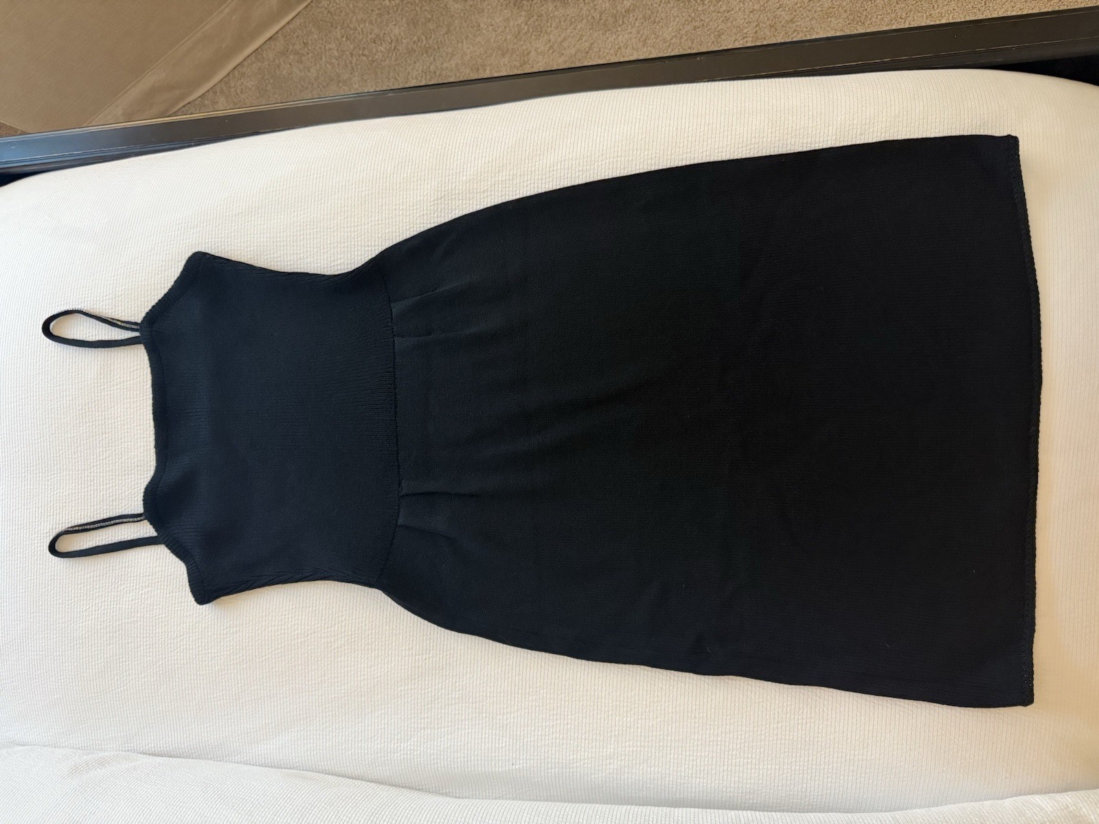 Vintage St. John Boutique Women’s Knit Sweater and Dress Set Size Small Black S