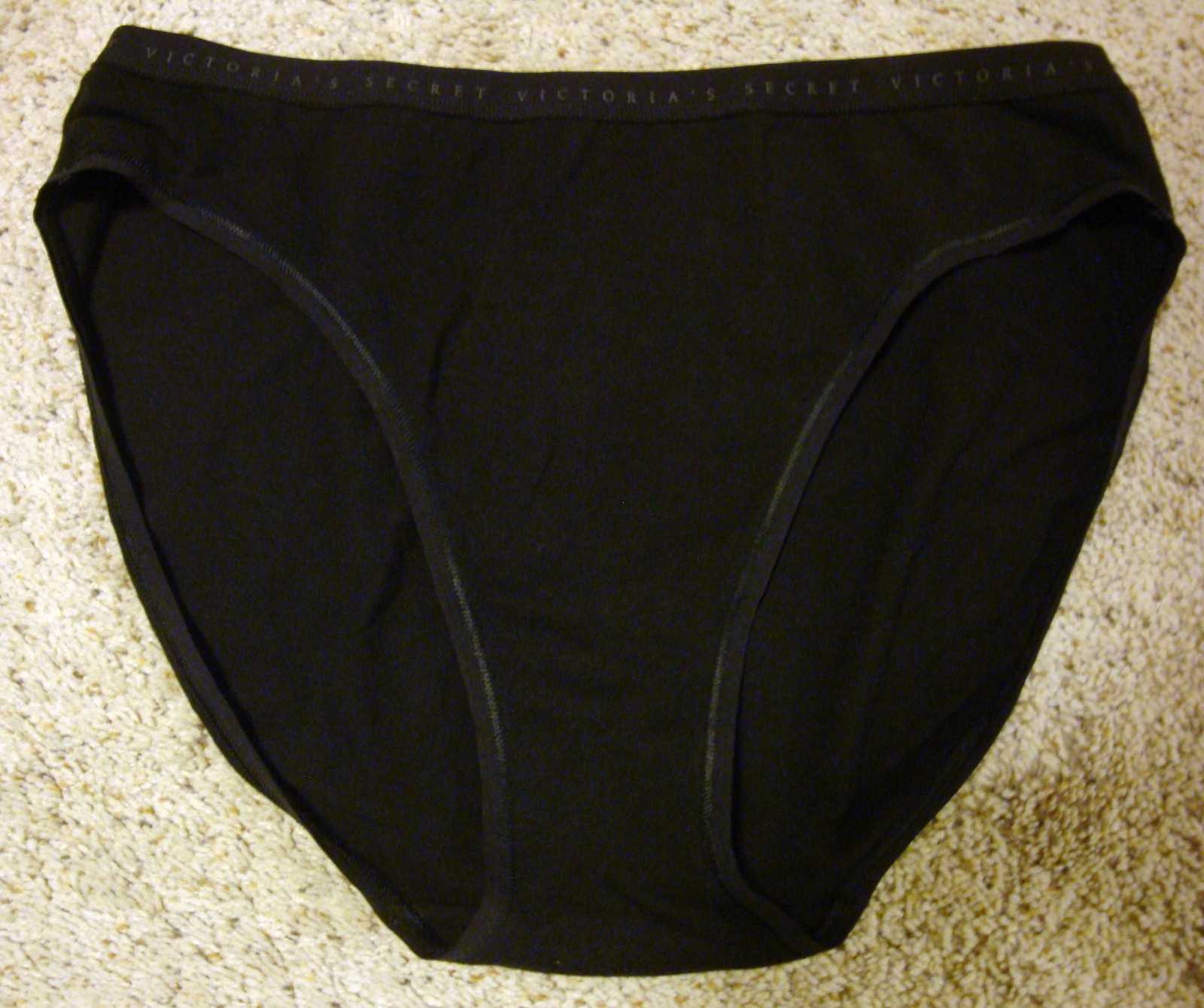 Lot of 4 Victoria’s Secret M L High Leg Brief Cotton Modal Soft & Stretchy Logo