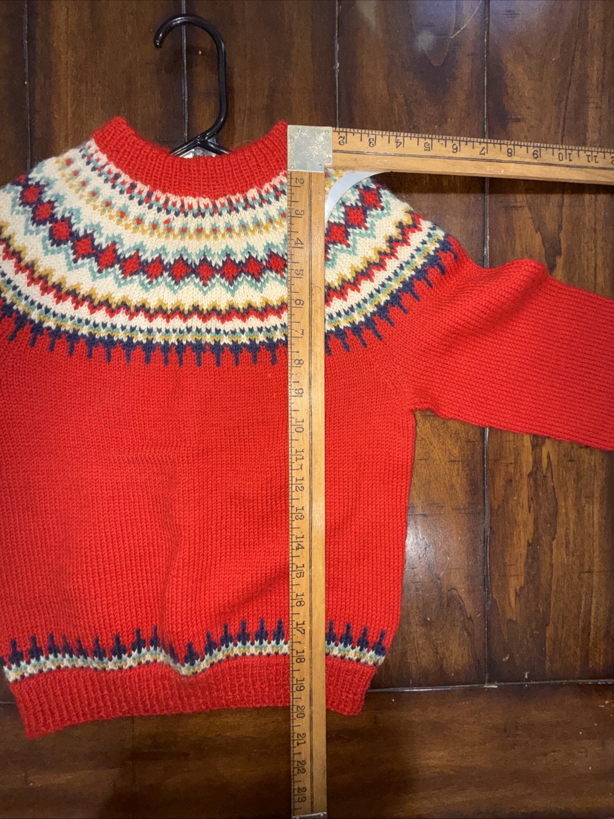 BERGENSKOFTER NORWAY 100% WOOL SWEATER Size Not Listed, See Measurements