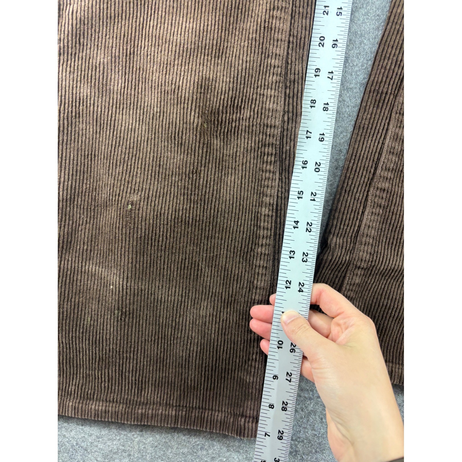 L.L. Bean Brown Corduroy Flared Pants Womens 12 VTG Granola Fall Gilmore Girls