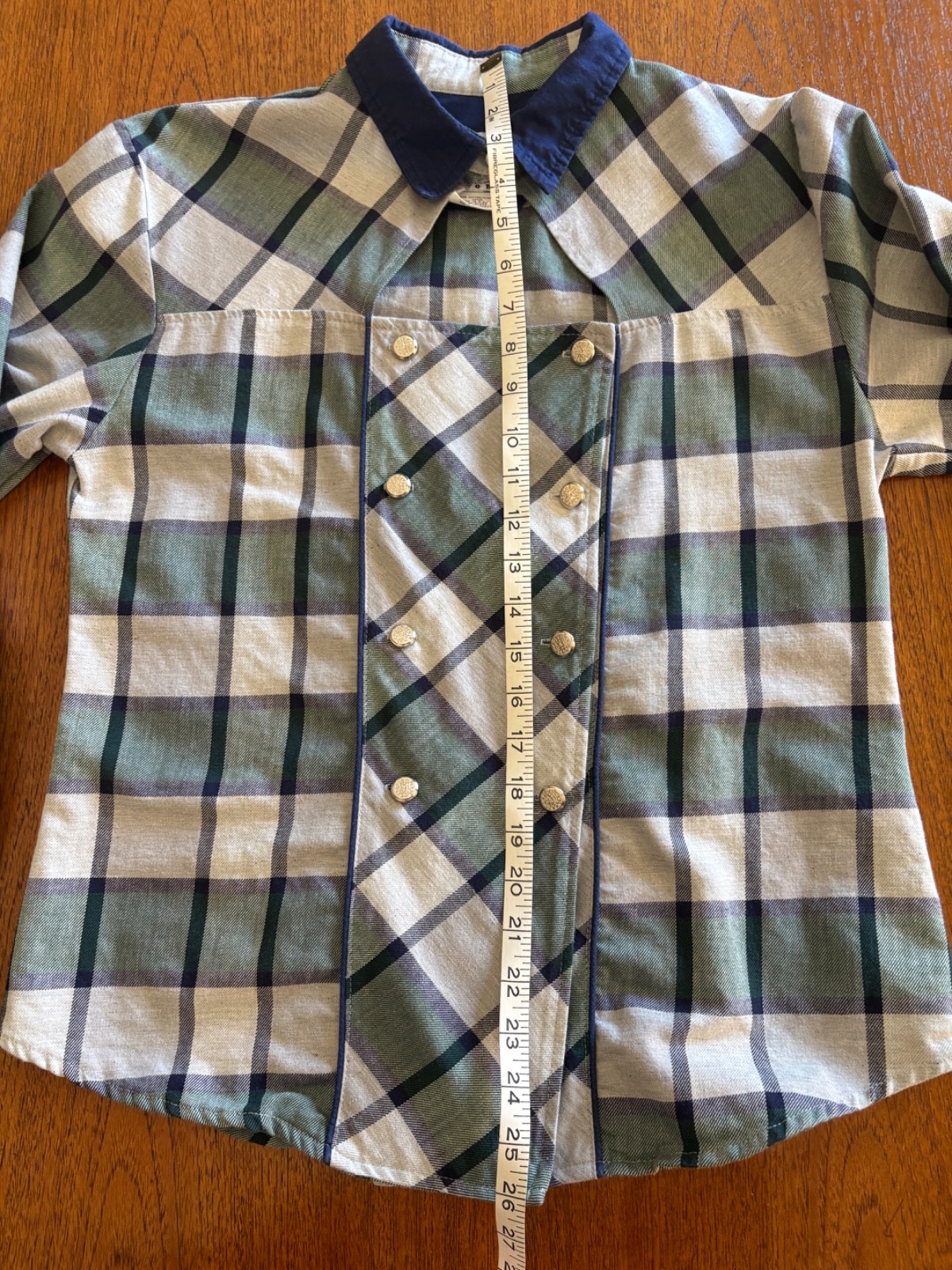 Vintage 80s 90s Roper Sport Western Wear Shirt Plaid Pearl Rodeo M/L Rockabilly