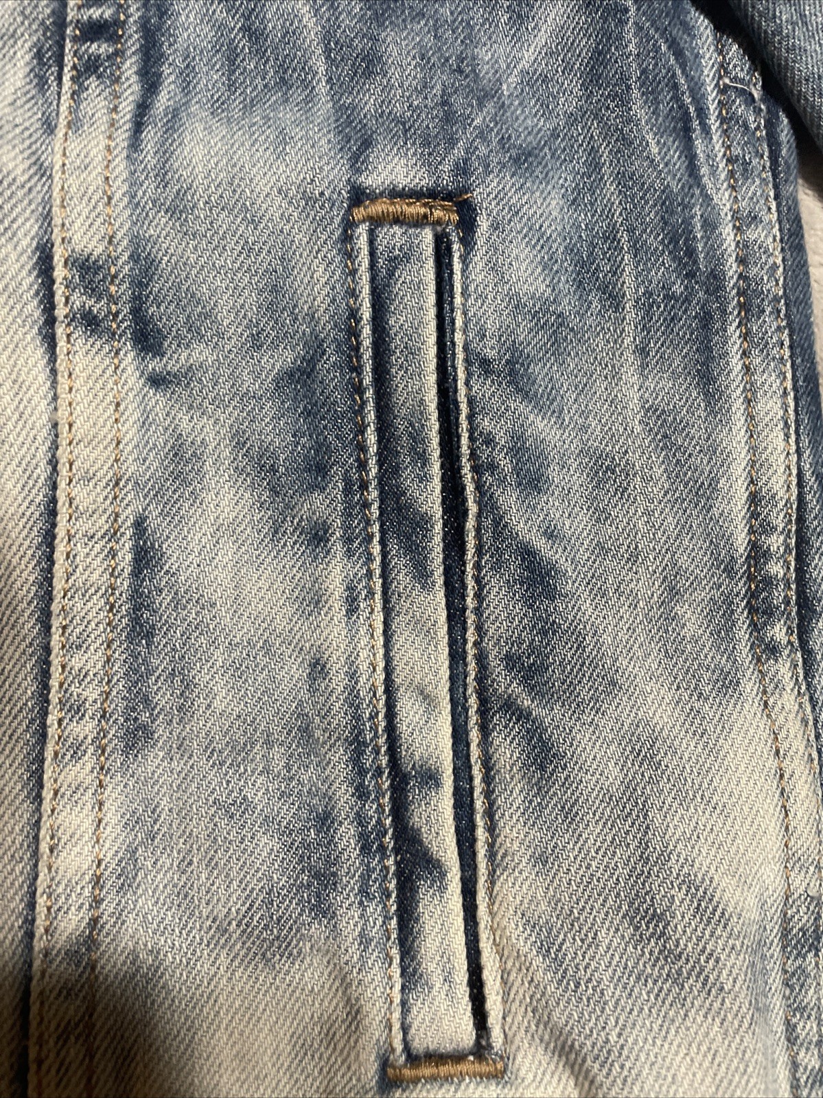 Vintage Denim Jacket Acid Wash Distressed Limited Express EXP 1980’s Sz Small