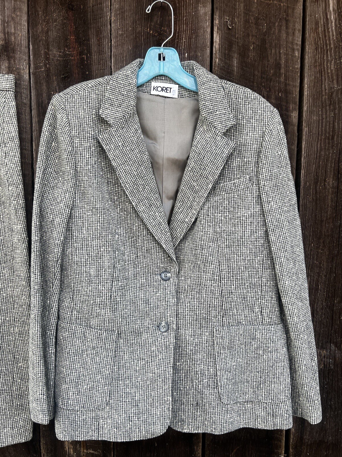 Vintage Koret Ladies Skirt Suit 70% Wool See Description For Measurments