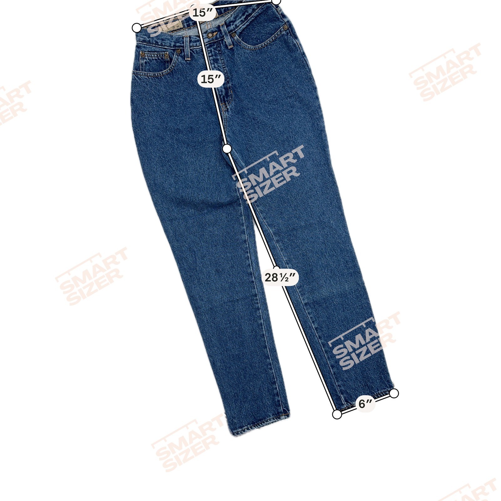 Vintage Express No 4 EXP Jeans High Rise Tapered Leg Medium Wash Womens 9/10
