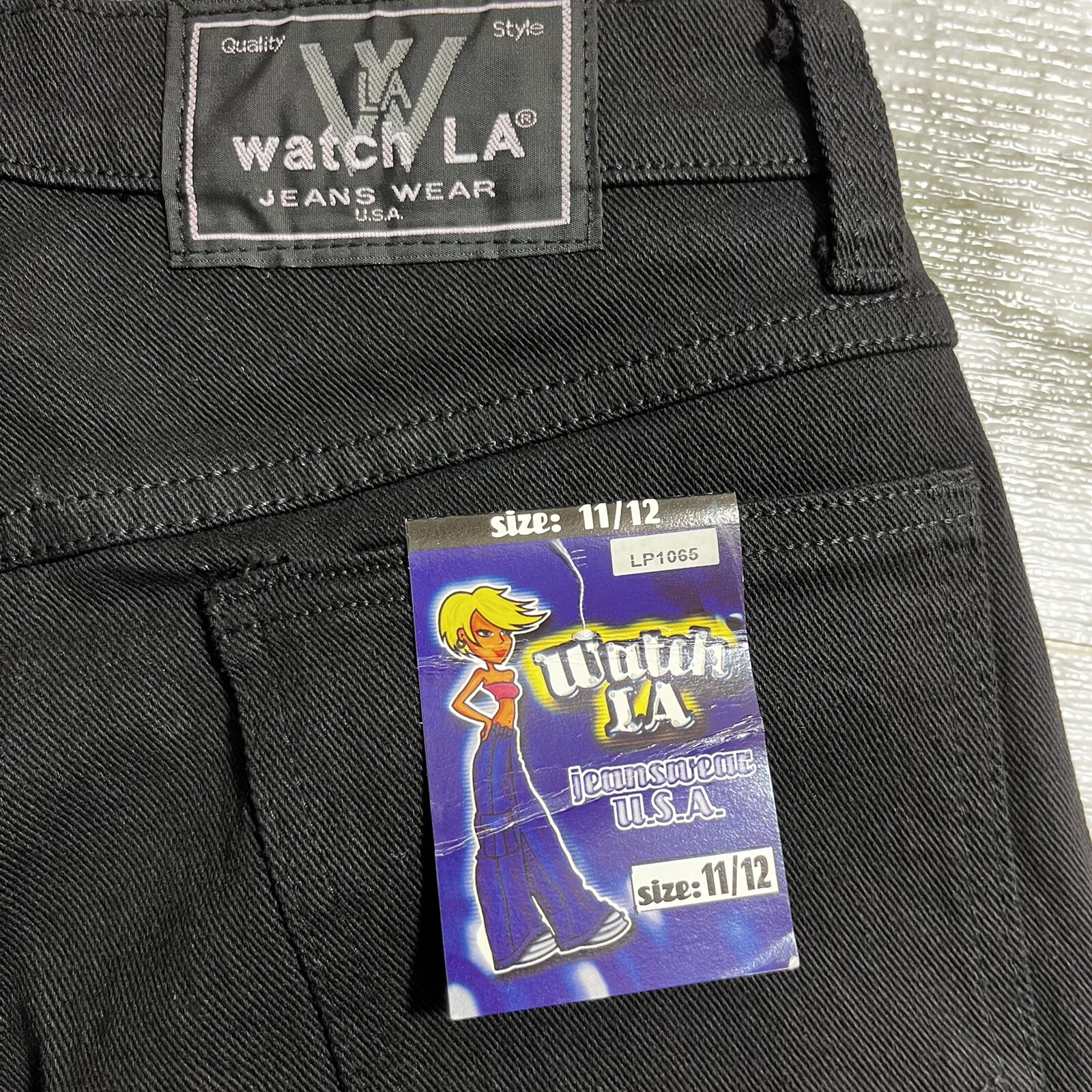 Watch LA Vintage 1990’s Size 11/14 Black Pants Made in The USA *NEW*