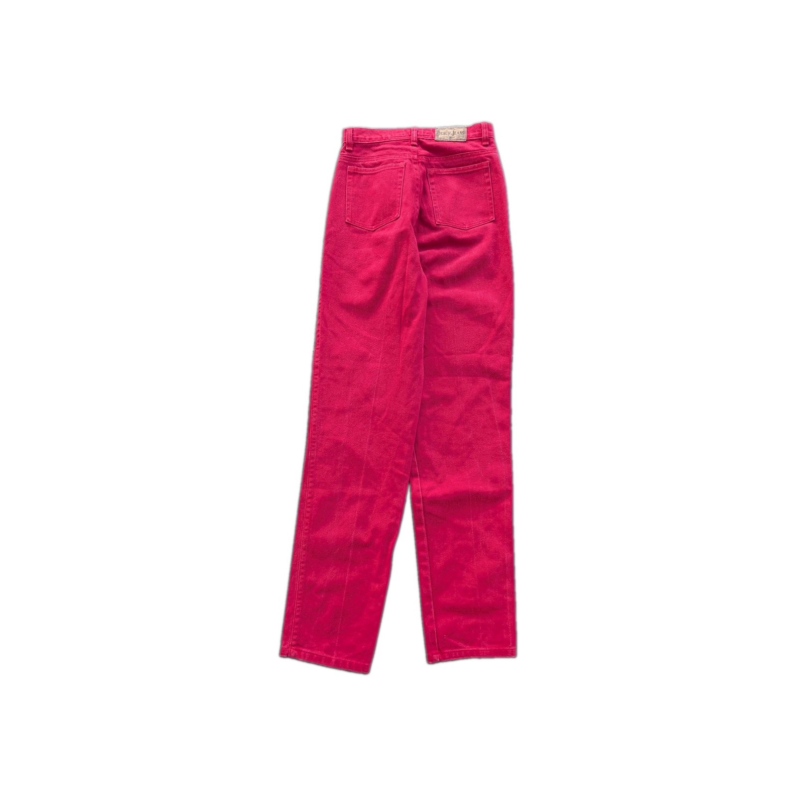 RARE Vintage 90s Denum Jeans by Panhandle Slim Red Tall Cowgirl W26 L32 USA