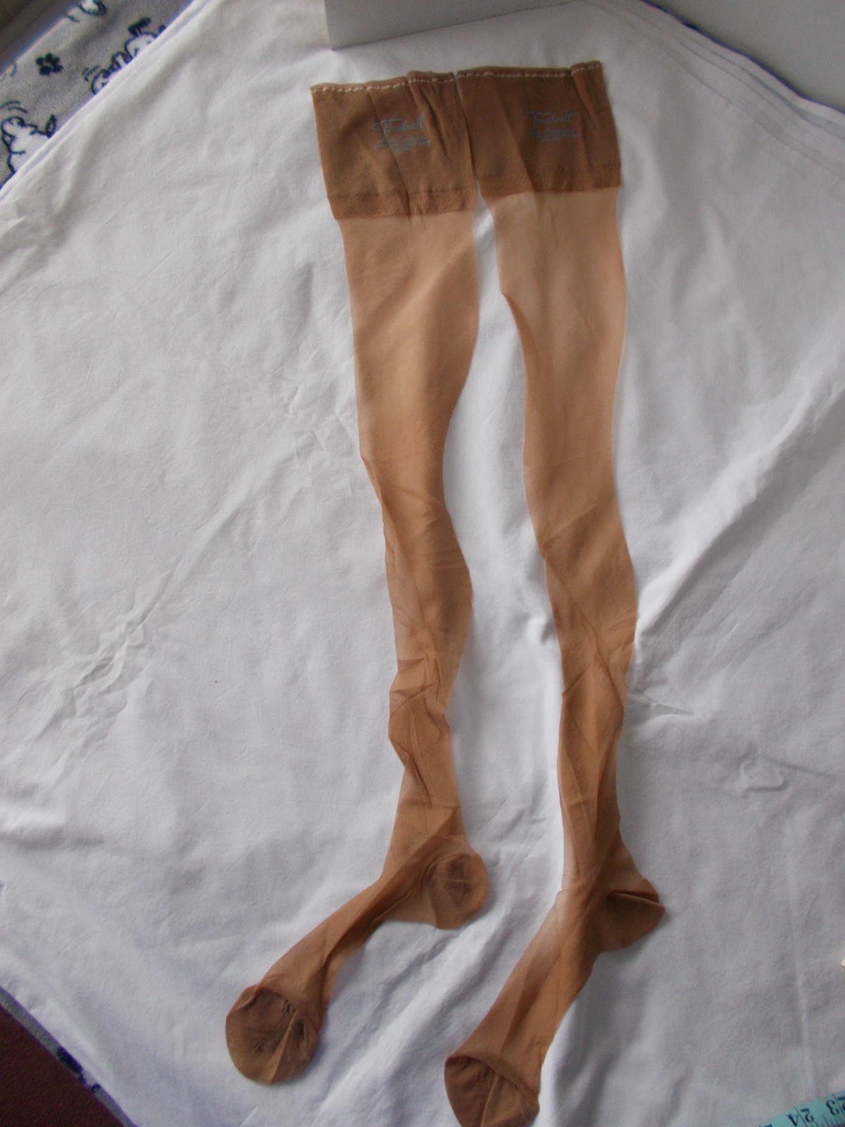 Vintage Treadwell Cantrece 100% Nylon Stockings Seamless Run Resistant UNWORN LT