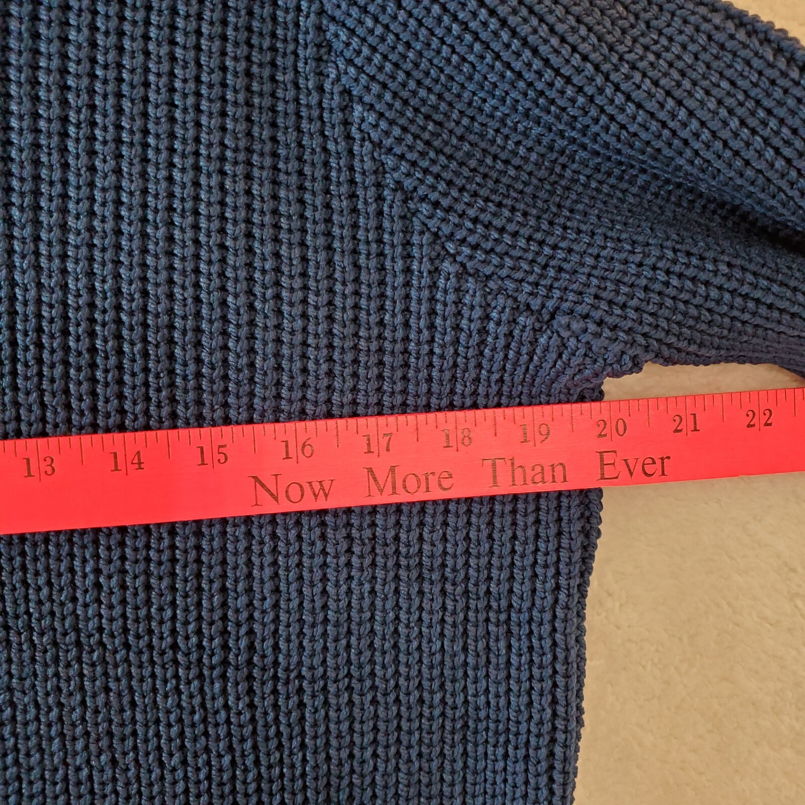 Vintage Kenneth Too! Short Sleeve Crew Neck Sweater Blue M