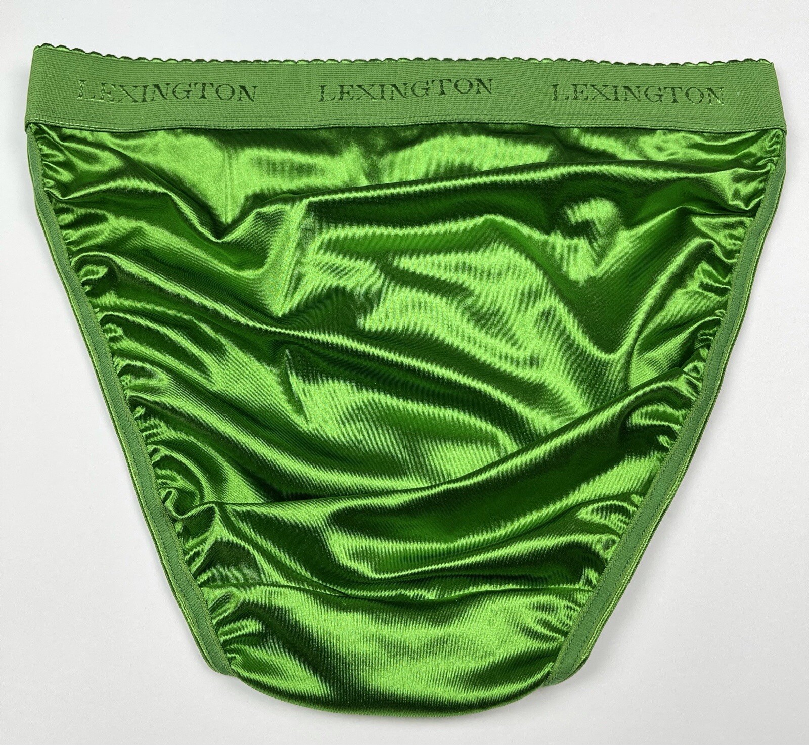 Rio Satin Panty Wide Waistband Green XL/8