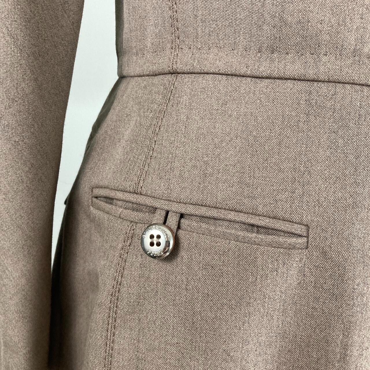 gianfranco ferré F/W1999 taupe caramel modular wool jacket