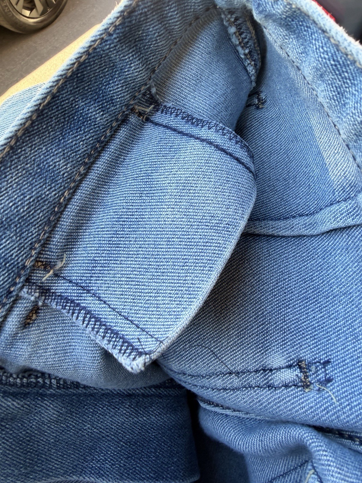Vintage 60s 70s Levi’s Orange Tab Jeans Straight Leg Woman’s 30×27”