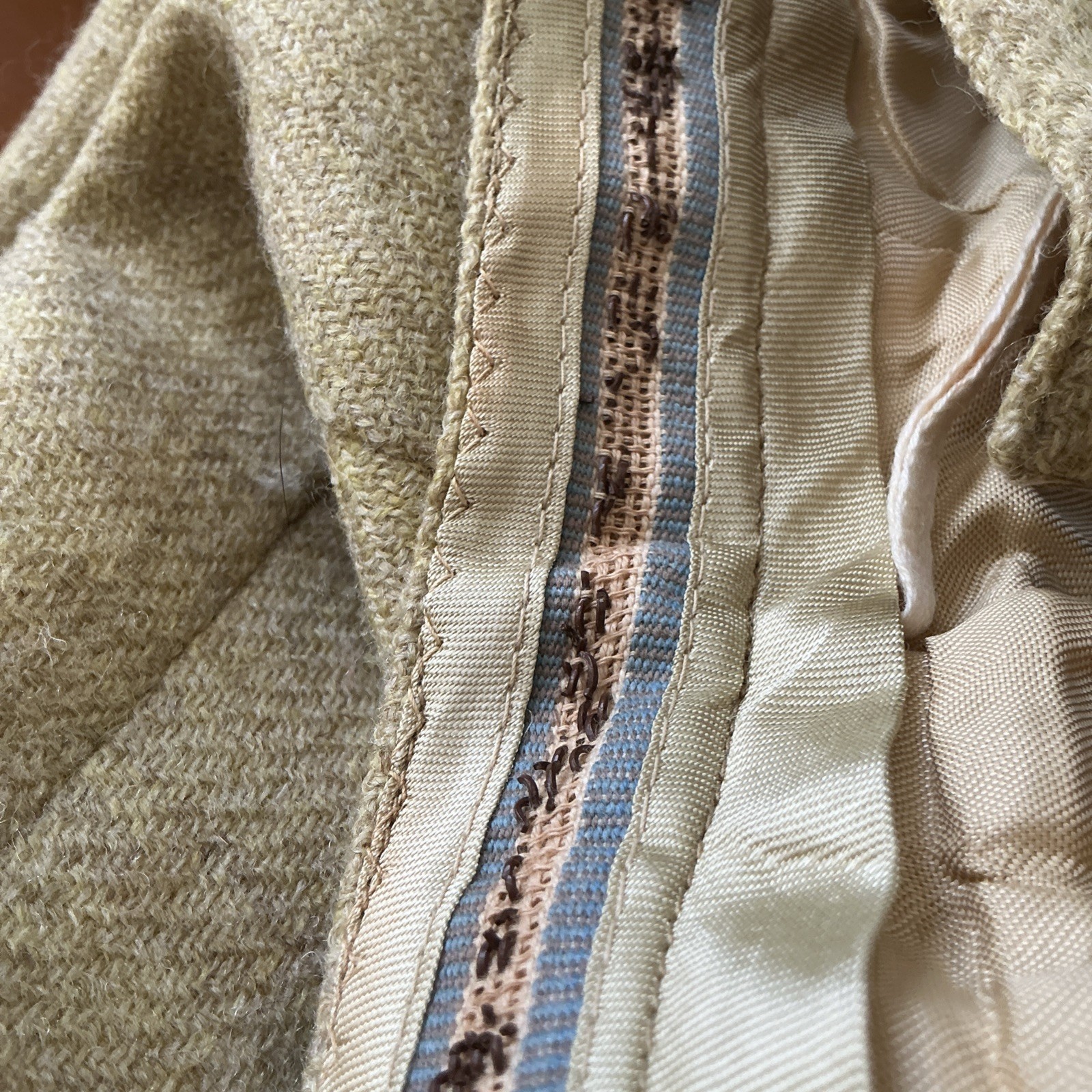 Vintage 1950s Joyce of Chicago Mid-Century Wool Vest & Trouser Set Original BELT