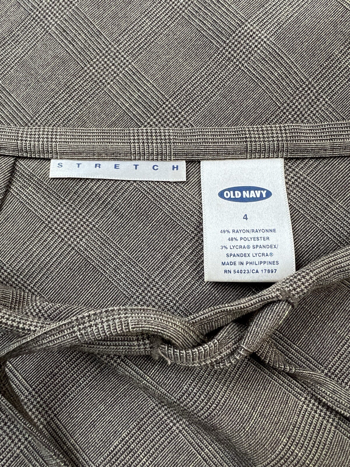 Old Navy Y2K Skirt Sz 4 Brown Tweed Drawstring Maxi A-line Grunge Preppy Modest