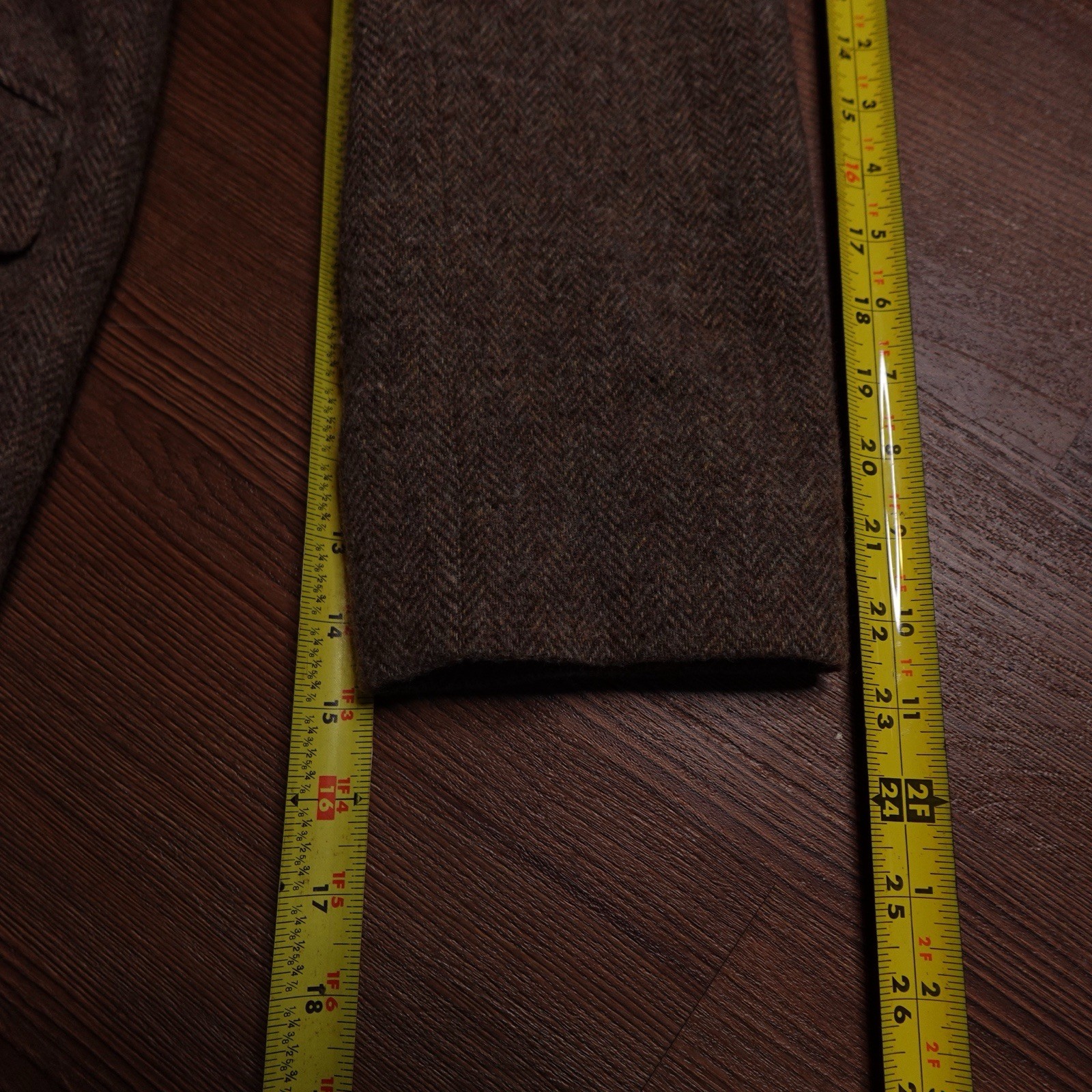 Vintage Brooks Brothers Wool Tweed Herringbone Blazer Sport Coat Sz 10 USA Made